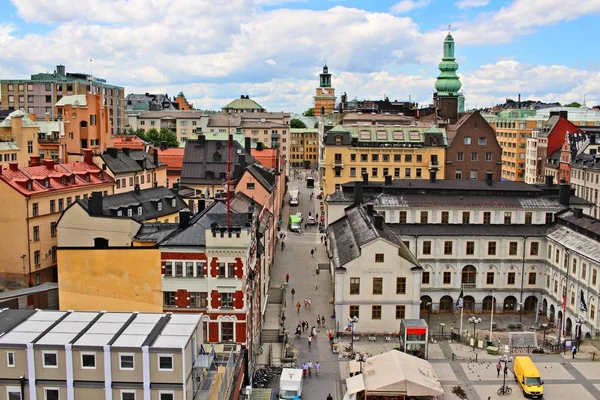 Immagine paesaggistica del centro di Stoccolma, Svezia . — Foto Stock