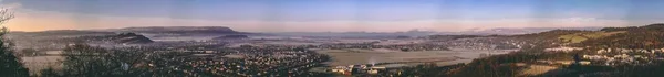Панорамный Снимок Зданий Стирлинге Шотландия — стоковое фото