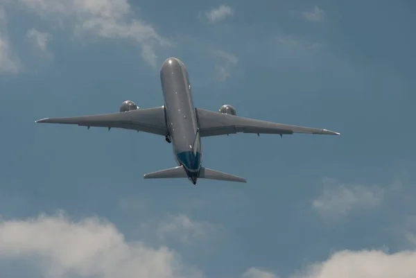 Boeing 787-9 Dreamliner, n789ex; Farnborough International Airshow, 14. Juli 2014 — Stockfoto