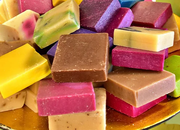 Fun colored soap — Stock Photo, Image