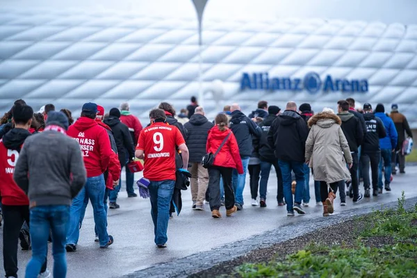 Fani Allianz Arena Fcb — Zdjęcie stockowe