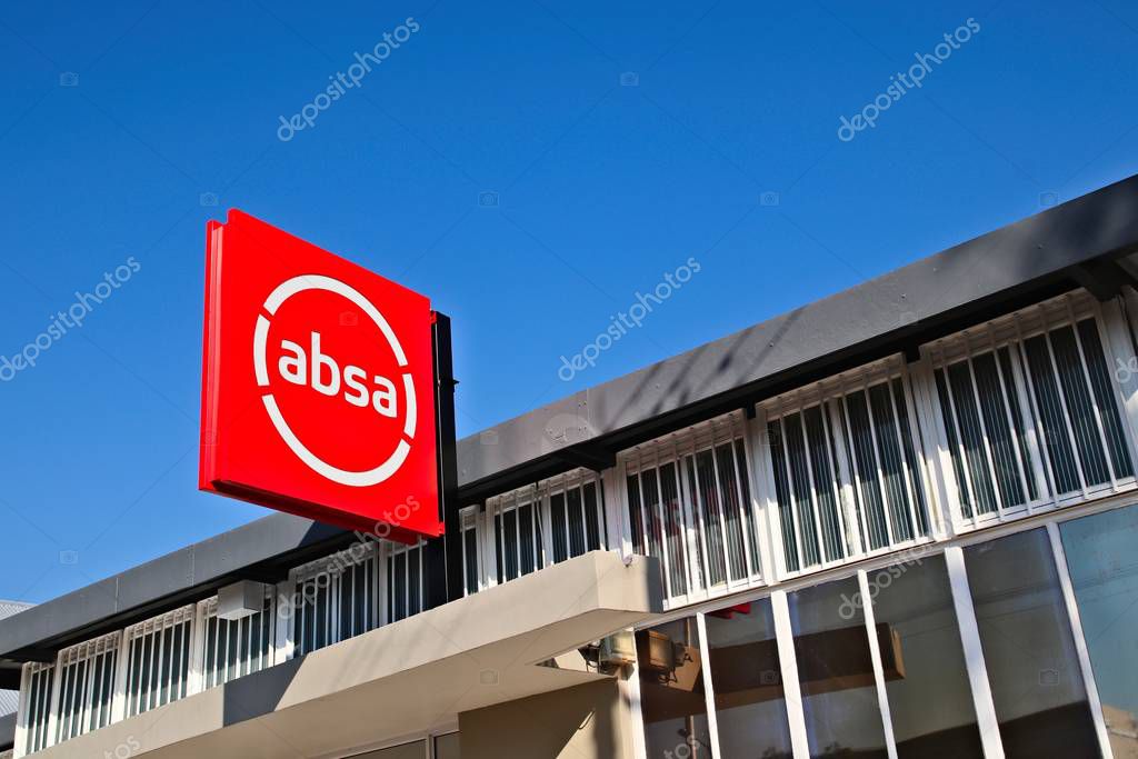 PRINCE ALBERT, SOUTH AFRICA - Jun 02, 2019: Absa bank sign on the side of a building.