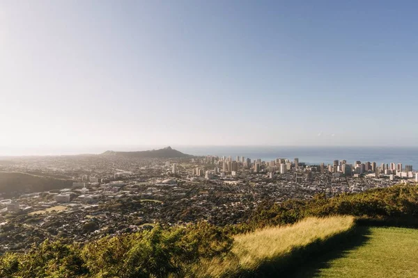 Overlooking View Honolulu Hawaii Usa — 스톡 사진