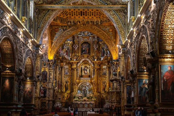 Quito Ecuador Nov 2018 Convento San Francisco Museo Fray Pedro — Zdjęcie stockowe