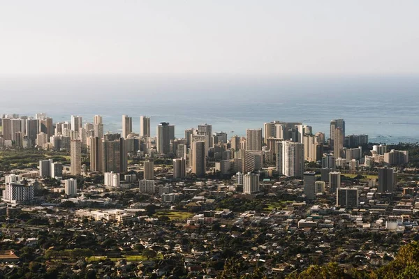 Egy Kilátás Nyílik Honolulu Hawaii Usa Ban — Stock Fotó