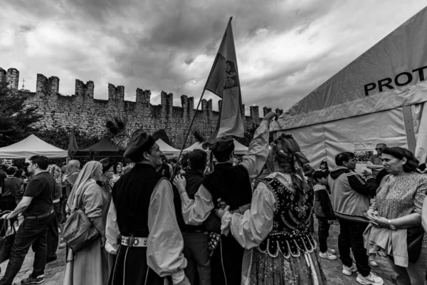 Trento Włochy Września 2019 Festiwal Narodów Narodów Trento Włochy — Zdjęcie stockowe