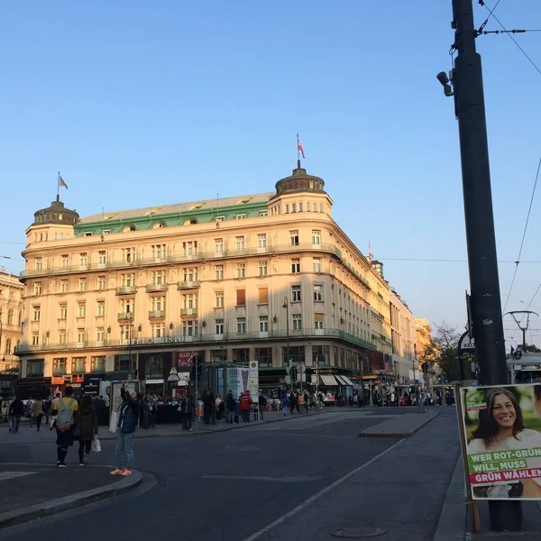 Vienna Österrike Okt 2015 Bottenvy Över Byggnad Augarten Wien Österrike — Stockfoto