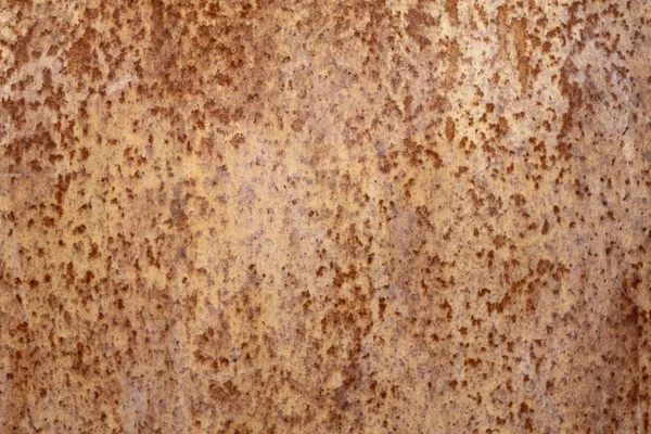 Tiro de close-up de uma parede de metal enferrujado — Fotografia de Stock