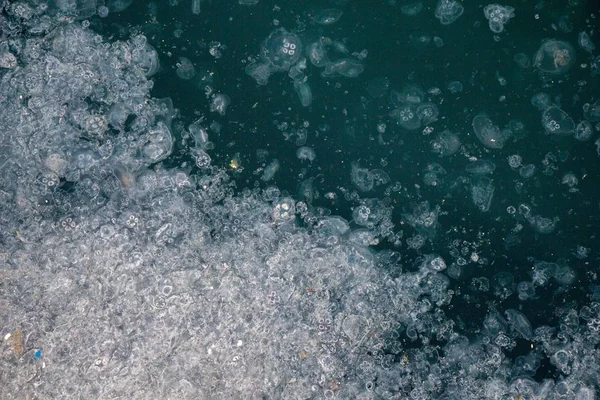 Buz desenli dokunun yakın çekim görüntüsü — Stok fotoğraf
