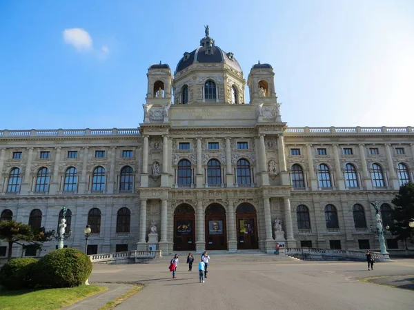 Viena Austria Octubre 2015 Gran Plaza Pública María Terazia Viena — Foto de Stock