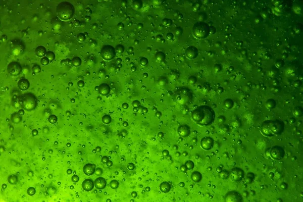 Background Lot Air Bubbles Green Liquid Great Cool Background Wallpaper — Stockfoto