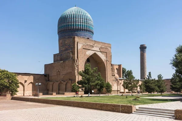 Stary Meczet Bibi Khanym Zbudowany Przez Timur Samarkandzie Uzbekistan — Zdjęcie stockowe