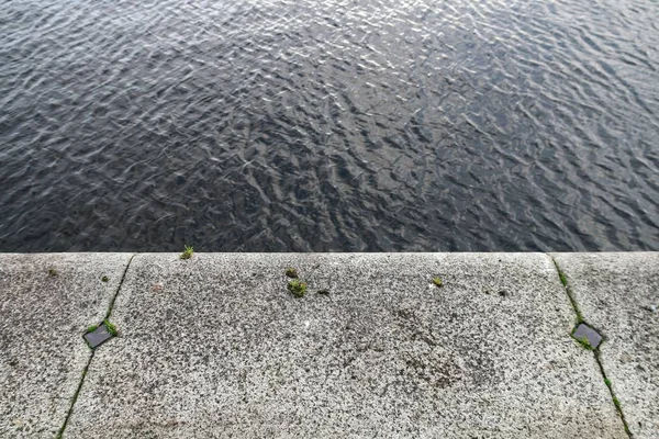 High Angle Shot River Canal — Stock Photo, Image