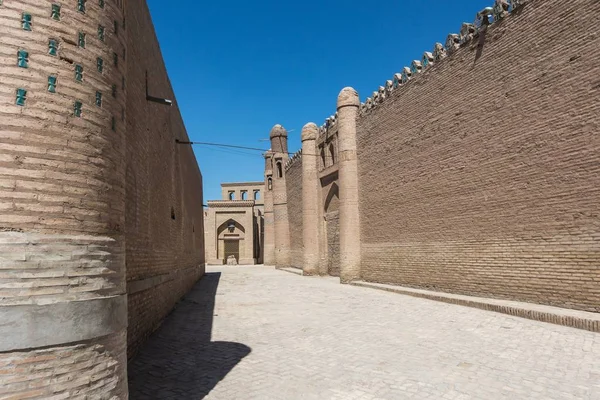Стіна Великий Мінарет Калон Бухари Узбекистан — стокове фото