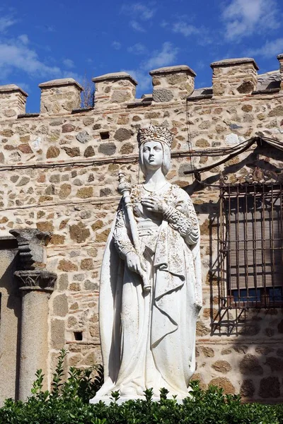 Statue Florinda Cava Monastère San Juan Los Reyes Tolède Espagne — Photo