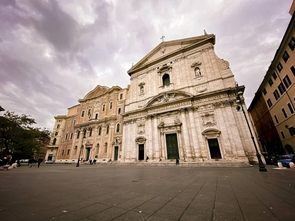 Een Lage Hoek Shot Van Oratorio Dei Filippini Een Kerk — Stockfoto