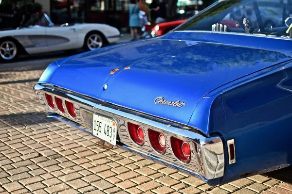 Downers Grove Usa Juni 2019 Ein Blauer Chevrolet Während Der — Stockfoto