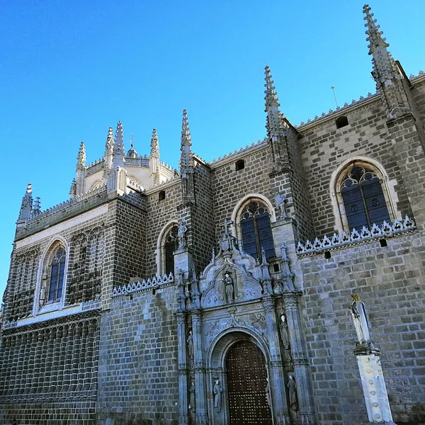 Una Entrada Del Monasterio San Juan Los Reyes Toledo España —  Fotos de Stock