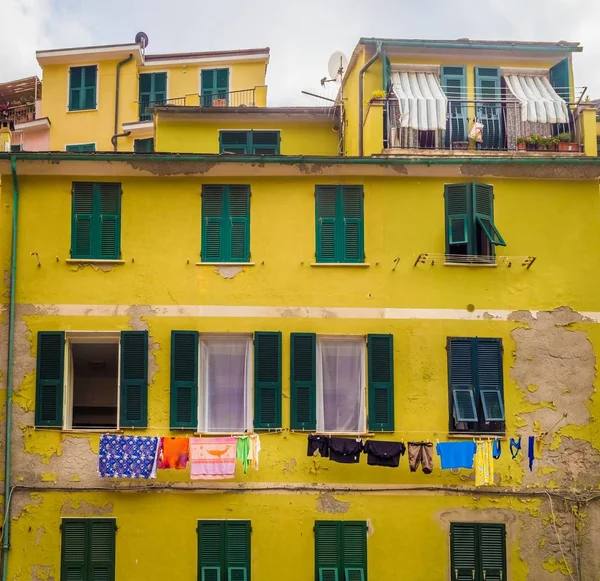 Riomaggiore Italië Jul 2019 Riomaggiore Het Dorp Cinque Terre National — Stockfoto