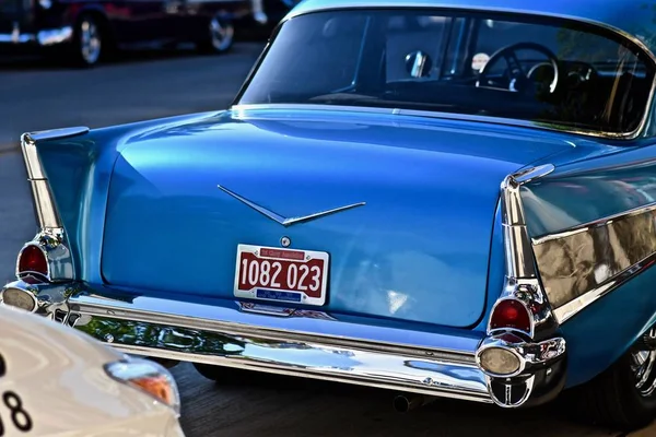 Downers Grove États Unis Juin 2019 Chevrolet Bleu Avec Logo — Photo