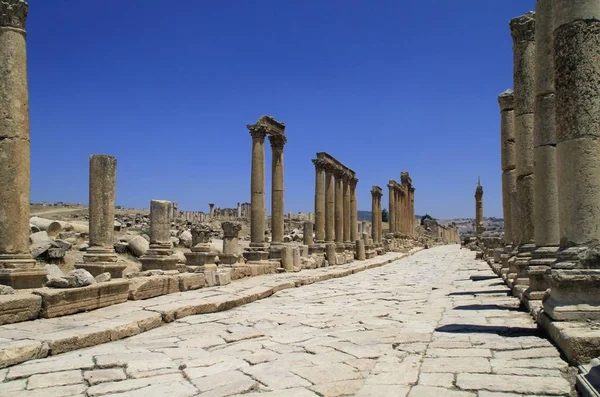 Torri dell'antico sito archeologico in Giordania — Foto Stock