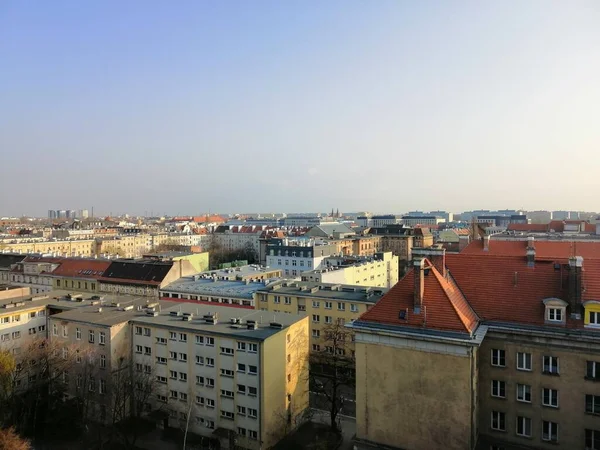 Luftaufnahme Der Stadt Breslau Polen Bei Tag — Stockfoto