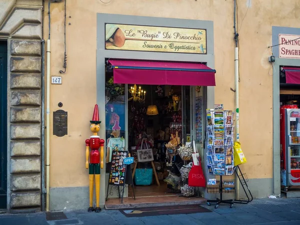 Pisa Italie Juil 2019 Rue Commerçante Corso Italia Dans Vieille — Photo