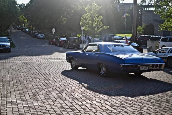 Downers Grove Estados Unidos Junho 2019 Chevrolet Azul Durante Downers — Fotografia de Stock