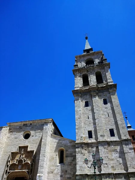 Tower Cathedral Saints Justo Pastor Children Alcala Henares Alcala Spain — Stock Photo, Image