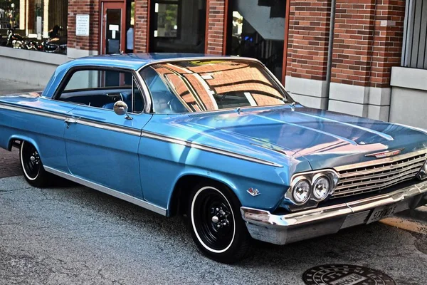 Downers Grove United States Jun 2019 Blue Chevrolet Downers Grove — Stock Photo, Image