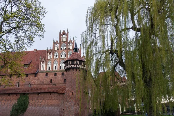 Construcción de ladrillos del Museo del Castillo de Malbork, Polonia —  Fotos de Stock