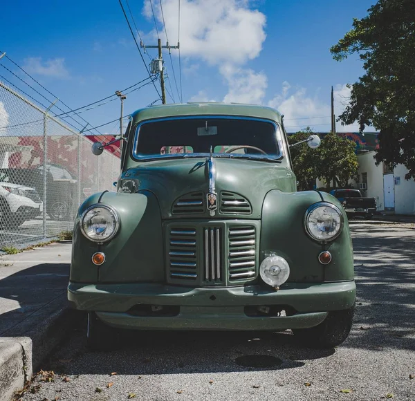 West Palm Beach Estados Unidos Dez 2019 Velho Carro Britânico — Fotografia de Stock