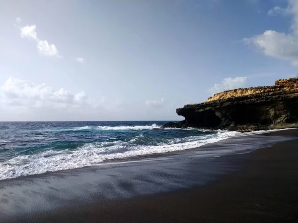 Bella foto di Playa Ajuy spiaggia di Ajuy, Spagna — Foto Stock