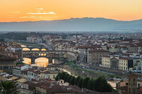 Una Bella Foto Del Ponte Vecchio Firenze — Foto Stock