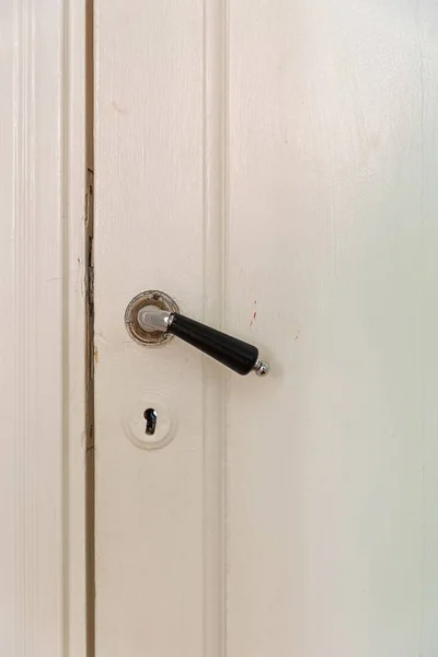 Vintage dörr med antikt dörrhandtag — Stockfoto