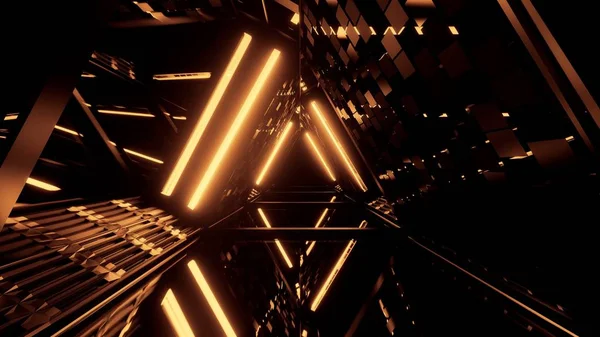 Лазерне Відображення Яскравих Ліній Неонових Ліхтарів — стокове фото