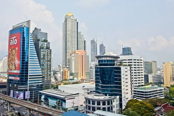 Bangkok Thaiföld Mar 2019 Táj Lövés Belváros Bangkok Leglátogatottabb Város — Stock Fotó