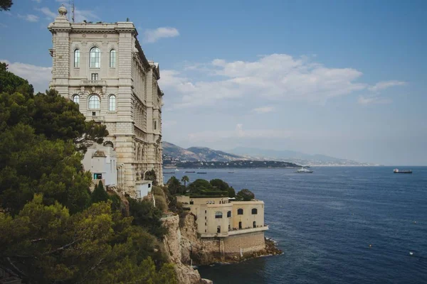 Широкоугольный снимок Музея графики в Монако Стоковое Изображение