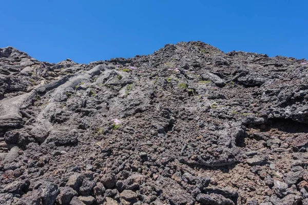 Felsen des Vulkans Pico auf den Azoren, Portugal — Stockfoto
