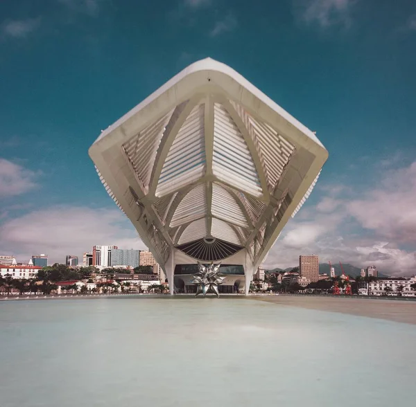 브라질 리우데자네이루에 있는 미래 박물관의 아름다운 사진 — 스톡 사진