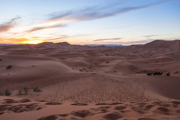 Saharaöknen Serien Erg Chebbi Merzouga Marocko — Stockfoto
