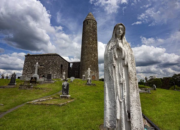 Glendalough Monastic Site Derrybawn Het Graafschap Mayo Ierland — Stockfoto