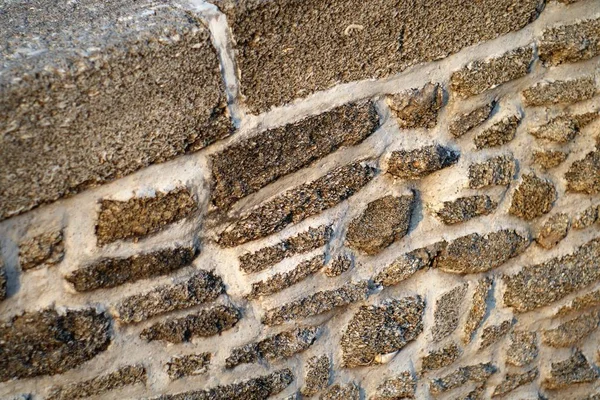 Coquina Duvarının Yüksek Açılı Görüntüsü — Stok fotoğraf