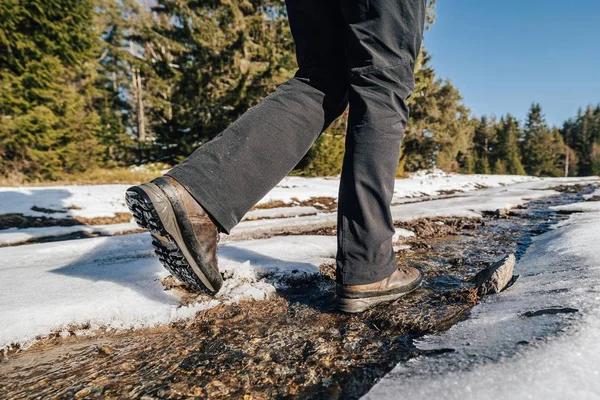 Hiking or trekking boots