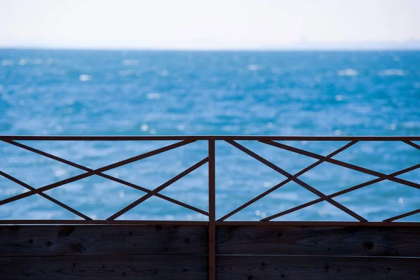 Beautiful Shot Sea Pier Sunny Day — Stock Photo, Image