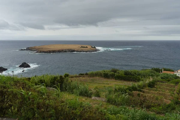 Ein Blick Auf Den Ozean Über Die Insel Sao Jorge — Stockfoto