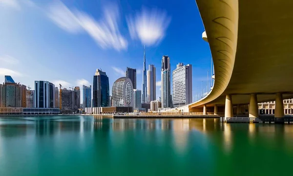 Dubai United Arab Emirates Dec 2019 Burj Khalifa Dubai Skyline — стоковое фото