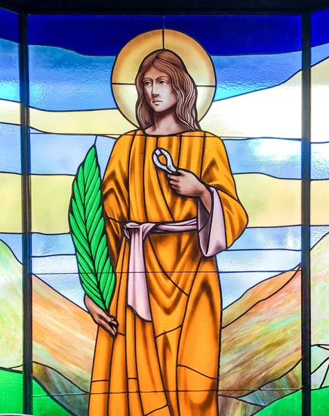 Ocean Springs United States Nov 2018 Stained Glass Image Appolina — стоковое фото