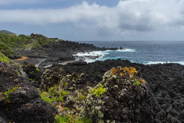 Mesmerizing View Ocean Pico Island Azores Portugal Blue Sky — Stock Photo, Image