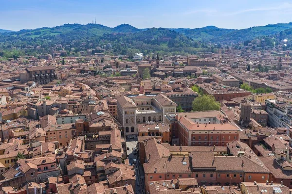 Vista aérea de Bolonha da Torre Asinelli, Itália — Fotografia de Stock